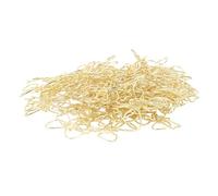 AMONIDA Clips de Papel Lindos con Forma de, Clips de Metal Antioxidantes de Color Brillante para Oficina y Escuela, 100 Uds. (Dorado)