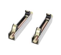 AMONIDA Compresor de Resorte Helicoidal para Motocicleta, Herramienta Ajustable Duradera para Motocicleta UTV ATV, Material de Acero, 20-100 Mm, Paquete de 2 para Mecánicos