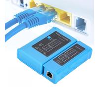 AMONIDA Comprobador de Cables RJ45 con Escaneo Automático y Diseño Desmontable para Cables Ethernet y Telefónicos, Ideal para Profesionales de Redes