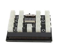 AMONIDA Convertidor de Placa Adaptadora de Alta Potencia, 12V, PCI-E, 17x, 6 Pines, para Necesidades de Fuente de Alimentación de Tarjetas Gráficas y Minería
