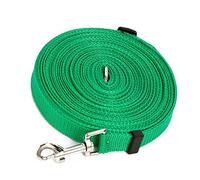 AMONIDA Correa de Entrenamiento Portátil Ajustable para Perros Grandes, Hebilla de Agarre Manual de 32,8 Pies para Senderismo, Entrenamiento de Acampada, Correa para Mascotas para Natación (Green)