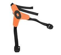 AMONIDA Correa Integrada para Casco de Motocicleta, Soporte Duradero y Fácil de Usar, Ideal para Cámara de Acción de Disparo en Primera Perspectiva (Orange)