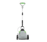 AMONIDA Cortacésped Eléctrico Potente Motor sin Escobillas de Corte Ajustable para Césped Pequeño de Aluminio Ligero 21V