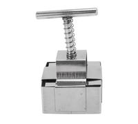 AMONIDA Cortador de Arcilla con émbolo con Resorte para Formas Consistentes de Pasteles y Postres, Herramienta Multiusos de Acero Inoxidable para Chefs y Alfareros Caseros (talla pequeña)