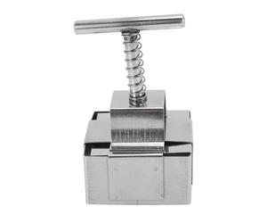 AMONIDA Cortador de Arcilla con émbolo con Resorte para Formas Consistentes de Pasteles y Postres, Herramienta Multiusos de Acero Inoxidable para Chefs y Alfareros Caseros (talla pequeña)