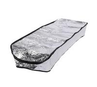 AMONIDA Cubierta Aislante para Escalera de ático, Burbuja Reflectante de Papel de Aluminio con Cremallera, Ajuste de Apertura de 25x54x11 Pulgadas para Propietarios de Viviendas, Protección Térmica