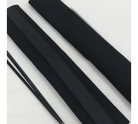 AMONIDA Cubierta de Amortiguador de Motocicleta, Protección Duradera para Tela de Moto de Cross, 2 Unidades, Diseño Elegante (BLACK)