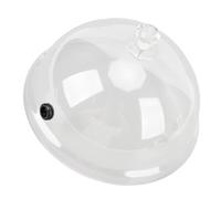 AMONIDA Cubierta de Cúpula para Fumar, Tapa de Goma de Plástico Transparente, Cubierta de Cúpula para Platos, Cuencos, Gafas, Escaparate de Exhibición (Grande 24 pulgadas)