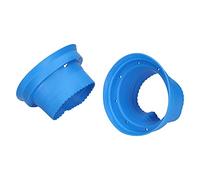 AMONIDA Cubierta Impermeable para Altavoz, Almohadilla Aislante de Gel de Sílice Duradera para de Audio de Coche, Protección de Sonido, 2 uds. (Blue)
