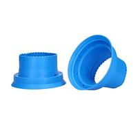 AMONIDA Cubierta Impermeable para Altavoz, Almohadilla Aislante de Gel de Sílice Duradera para de Audio de Coche, Protección de Sonido, 2 uds. (Blue)
