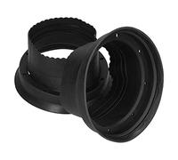 AMONIDA Cubierta Impermeable para Altavoz, Almohadilla Aislante de Gel de Sílice Duradera para de Audio de Coche, Protección de Sonido, 2 uds. (Black)