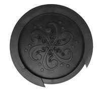 AMONIDA Cubierta para Boca de Guitarra Acústica, Silicona Suave a Prueba de Polvo, Compacta para Reducción de Ruido, Prevención de Polvo, con Hermoso Diseño de Patrón, para Guitarrista (BLACK)