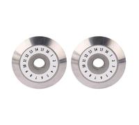 AMONIDA Cuchilla de Cuchilla de Fibra de Carburo de Tungsteno, Rueda de Corte Eficiente de 20 Mm, 16 Lados para SKL-6C ET-205, 2 Artículos