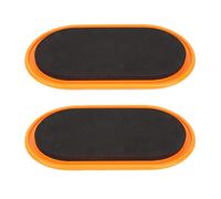 AMONIDA Discos Deslizantes de Yoga Ovalados, Juego de 2 Deslizadores de Ejercicio Ligeros para Entrenamiento de Gimnasio en Casa y Entrenamiento de Flexibilidad, 23,5 Cm