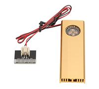 AMONIDA Disipador de Calor M.2 SSD, Disipador de Calor SSD de Placa de Silicona Roja de 7000 RPM para Office (Oro)