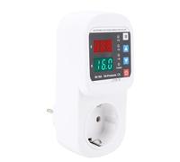 AMONIDA Dispositivo de Seguridad Ajustable con Enchufe Protector de Sobretensión para Lavadoras y Refrigeradores 1-63A (Enchufe de la UE)