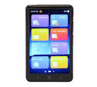 AMONIDA Dispositivo de Voz Portátil Smart Translator con Pantalla IPS de 4 Pulgadas para Aprendizaje y Comunicación en Viajes (Black)