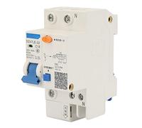 AMONIDA Disyuntor DZ47LE 32 1P+N Protección contra Fugas a Tierra de Alto Rendimiento para Ingeniería Doméstica 16A 20A (12A)