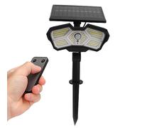 AMONIDA El Punto Solar Al Aire Enciende la Iluminación Ajustable del Paisaje de la Prenda Impermeable 2400mah para El Hogar del Parque del Jardín (ASTEY-KXK-600-128LED)