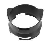 AMONIDA Embudo Dosificador de Aleación de Aluminio, Anillo a Prueba de Salpicaduras para Portafiltro de 54mm, Conveniente para Baristas Domésticos (BLACK)