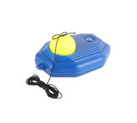 AMONIDA Entrenador de Pelotas de Tenis, Base Portátil con Entrenador de Cuerda Elástica, de Diseño de Plástico con Válvula de Agua de para Soporte Estable, Ideal para Práctica en Solitario