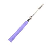 AMONIDA Entrenador de Swing de Raqueta de Bádminton, Entrenador de Batidos de Bádminton de Acero Inoxidable, Equipo de Entrenamiento con Control de Tuerca Magnética, Ideal para Principiantes