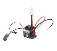 AMONIDA ESC Cepillado Bidireccional 320A de con Función de Búsqueda Automática de Posición Central, Disipador de Calor, Protección de Control, para Varios Modelos RC, Plástico + Aluminio, 1,3 X 1,9