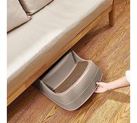 AMONIDA Escaleras para Mascotas, Escaleras Plegables de Plástico Premium para Perros de 3 Niveles para sofá (Gris)