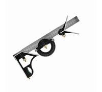 AMONIDA Escuadra Regulable, 300mm Herramienta de Medición para | Acero inoxidable duradero, Calibración láser precisa, Diseño de indicador de nivel, Herramienta de ingeniería portátil