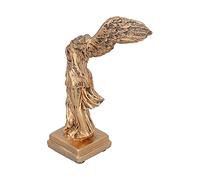 AMONIDA Escultura de Resina Innovadora con Diseño de Personaje único para Sala de Estar y Oficina, Decoración del Hogar Vívida, Ecológica (BS1058 Color Cobre pequeño)