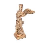 AMONIDA Escultura de Resina Innovadora con Diseño de Personaje único para Sala de Estar y Oficina, Decoración del Hogar Vívida, Ecológica (BS1056 Color Cobre Medio)