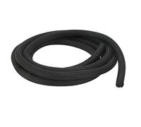 AMONIDA Funda Protectora Flexible para Cables de 1/2 Pulgada de Diámetro para Mascotas y Cables en la Oficina en Casa, Color Negro (3 metros/10 pies)