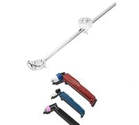 AMONIDA Guía de Rodillos con Brújula para Antorcha para el Corte por, 50cm de Largo con Regla para Corte Preciso, Acero Inoxidable, Apto para A40/PT-31