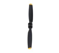 AMONIDA Hélice de Avión RC, Hélice de Repuesto de Plástico para XK A300.0009.001, de Diseño Negro y Amarillo con Rendimiento Estable, Ideal para Aviones RC