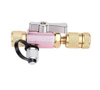 AMONIDA Herramienta de Extracción de Núcleo de Válvula HVAC, Instalador de Extracción de Núcleo con Clasificación de Vacío Ajustable, Vacío de 20 Micras con Puerto Lateral de 5/16 Pulgadas, Ideal para