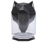 AMONIDA Humidificador de Aire Difusor de Agua Eléctrico Resistente a los Arañazos de Gran Capacidad para la Oficina en Casa con Estilo de Juego de Cabeza de Lobo Material ABS Blanco (BLACK)
