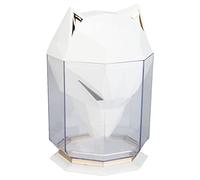 AMONIDA Humidificador de Aire Difusor de Agua Eléctrico Resistente a los Arañazos de Gran Capacidad para la Oficina en Casa con Estilo de Juego de Cabeza de Lobo Material ABS Blanco (WHITE)