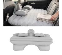 AMONIDA Inflación Rápida 53.15x33.4 de la Cama Inflable del Asiento Trasero del Colchón de Aire del Coche (Grey)