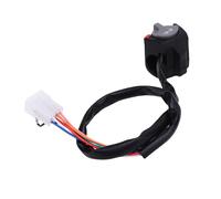 AMONIDA Interruptor de Encendido de Bocina de Motocicleta, Interruptor de Control de Manillar de Alta Resistencia para Iluminación Eficiente y Gestión de Bocina para Aventuras Todoterreno, Material