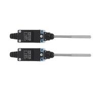 AMONIDA Interruptor de Límite Momentáneo 2 Piezas de Doble Circuito Carcasa Resistente Varilla de Resorte Flexible para Fresadora CNC y Enrutador de Láser