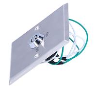 AMONIDA Interruptor de Llave de Emergencia, Cerradura de Puerta de Acero Inoxidable de Alta Resistencia para Control de Seguridad, Ajuste Universal para Portones y Puertas de Garaje, Fuente de