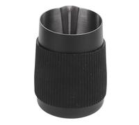 AMONIDA Jarra para Espumar Leche, Jarra con Aislamiento Al Vacío de Doble Pared de Acero Inoxidable de 420 Ml, Elegante con Patrón Cepillado, Ideal para el Hogar, Reuniones Al Aire Libre y Cafeterías