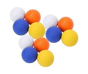 AMONIDA Juego de 12 Pelotas de para Niños para Práctica de Entrenamiento y Ejercicio en Interiores en Material de PU Suave y Flexible