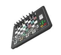 AMONIDA Juego de Ajedrez Informático de Alta Tecnología con Entrenamiento y 18 Niveles de Juego, de Mesa Magnético y Portátil para Principiantes Expertos (Black)