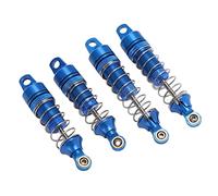 AMONIDA Juego de Amortiguadores Duraderos de Aleación de Aluminio para Camión Losi Mini T 2.0 2WD 1/18, Absorbe Eficientemente el Impacto para una Conducción Suave, Compatible con Coches RC, 4
