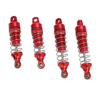AMONIDA Juego de Amortiguadores Duraderos de Aleación de Aluminio para Camión Losi Mini T 2.0 2WD 1/18, Absorbe Eficientemente el Impacto para una Conducción Suave, Compatible con Coches RC, 4