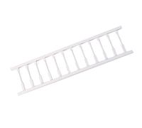 AMONIDA Juego de Barandillas para Casa de Muñecas a Escala 1:12 con Escalera de Madera de Diseño Elegante para Decoración en Miniatura 2 Unidades de Madera de Abedul (2PCS)