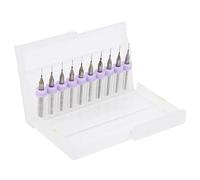 AMONIDA Juego de Brocas con Boquilla de Limpieza de 0,3 Mm, Carburo de Tungsteno de Alta Calidad, Ideal para Mantenimiento de Impresoras 3D, 10 Unidades