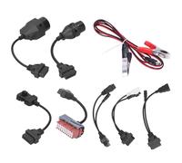 AMONIDA Juego de Cables Adaptadores de Diagnóstico para Coche, Duraderos, Resistentes a Altas Temperaturas, para Delphi VCI TCS OBD2, para