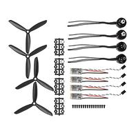 AMONIDA Juego de ESC sin Escobillas RC, Juego de Motor de 2300 KV de Alta Eficiencia ESC sin Escobillas, Compatible con Hélice con Vuelo Estable, Ideal para Drones RC